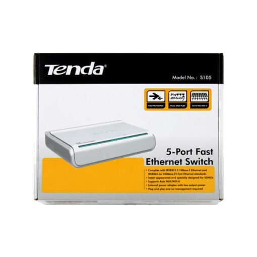 Switch 5 puertos 10/100 Tenda S105