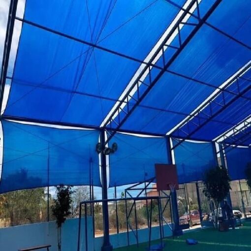 Malla Toldo Vela Alta Calidad 10x 3 metros Uv 98% Azul