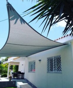 Malla Toldo Vela Alta Calidad 10x 3 metros Uv 98% Gris