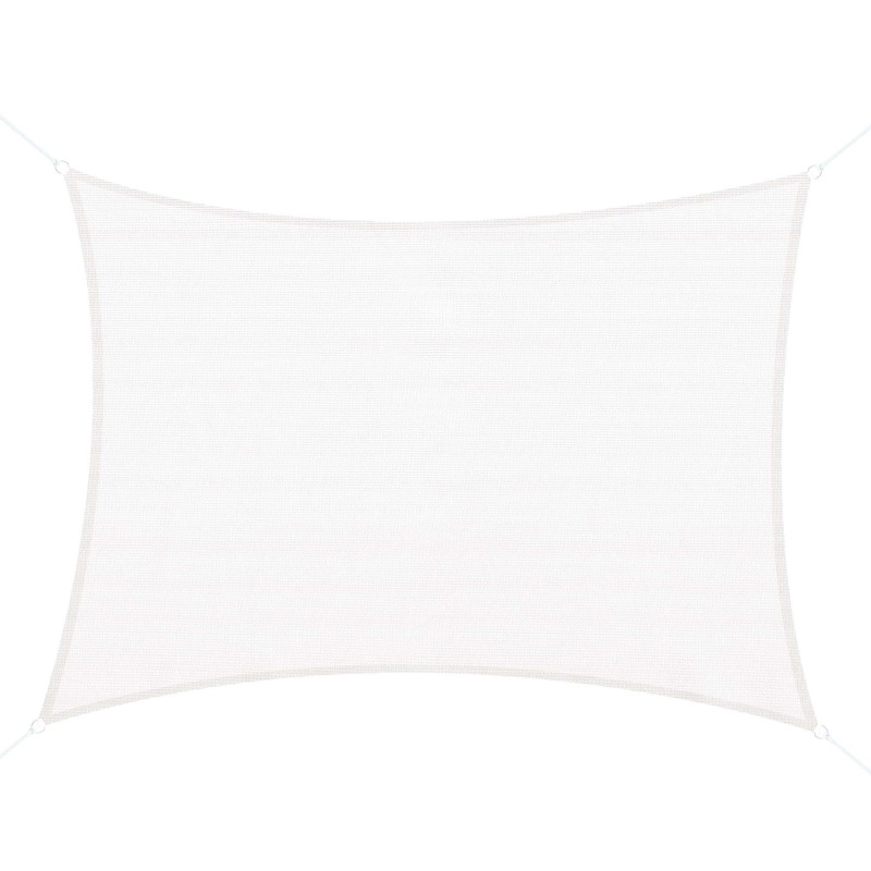 Malla Toldo Vela Alta Calidad 9 x 2 metros Uv 98% Blanco