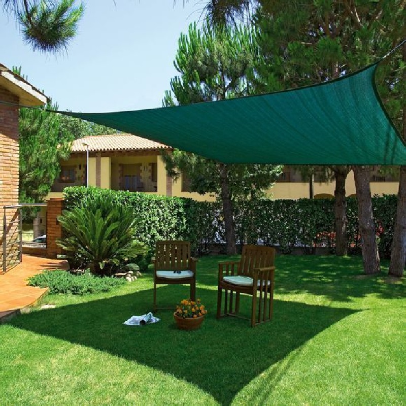 Toldo Vela Sombra viento y granizo Uv 2*2 Mts Cuadrado Verde Toldo Vela Sombra viento y granizo Uv 2*2 Mts Cuadrado Verde