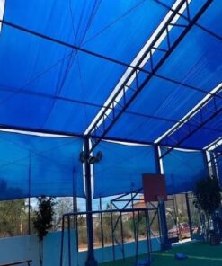 Toldo Vela Sombra viento y granizo Uv -2*2 Mts Cuadrado Azul