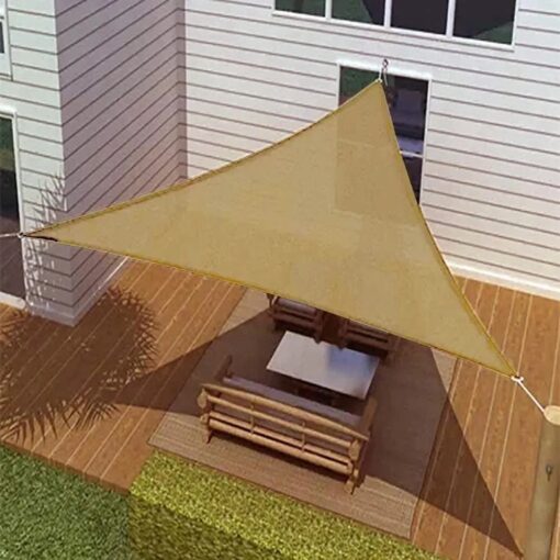 Toldo Vela sombra viento y granizo - 4*4*5.6 triangulo BEIGE