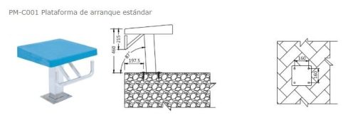 PLATAFORMA DE SALIDA 1 A 10 GIFI Para Piscina