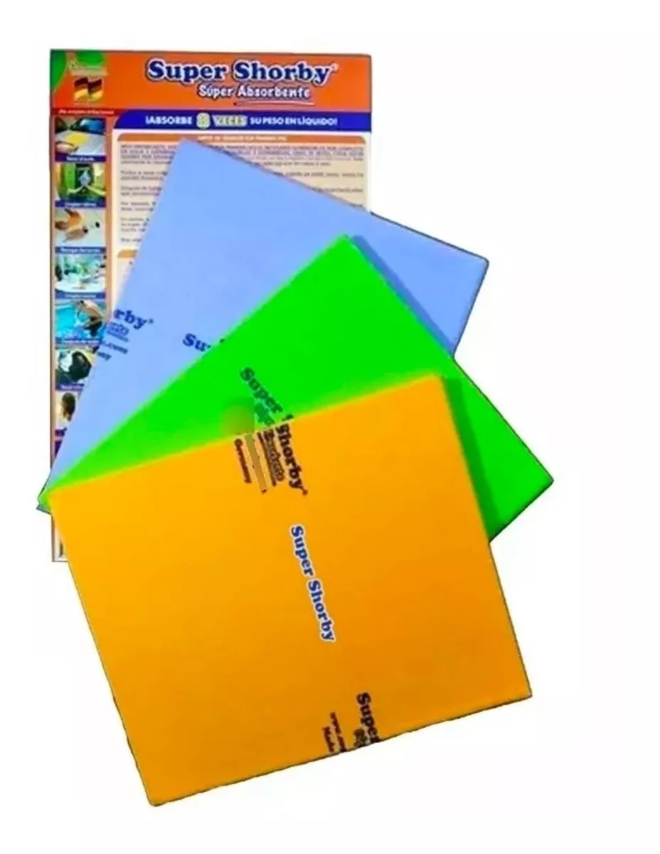 Super Shorby - Toalla Súper Absorbente Alemania - Pack 8 uni Super Shorby - Toalla Súper Absorbente Alemania - Pack 8 uni