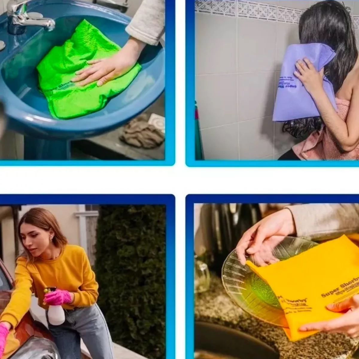 Super Shorby - Toalla Súper Absorbente Alemania - Pack 8 uni Super Shorby - Toalla Súper Absorbente Alemania - Pack 8 uni