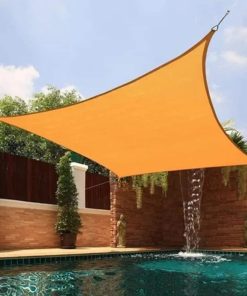 Toldo Vela p/ sombra viento c/ Uv - 4*4 Cuadrado Beige