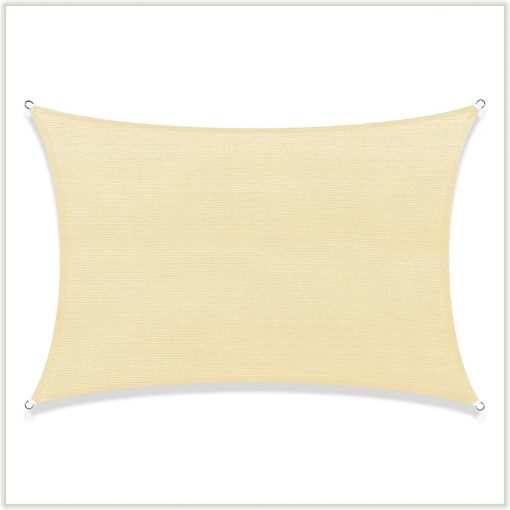 Toldo Vela p/ sombra viento c/ Uv - 4*4 Cuadrado Beige