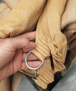 Toldo Vela p/ sombra viento c/ Uv - 4*4 Cuadrado Beige