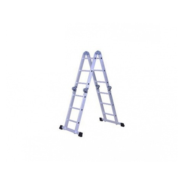 Escalera andamio 3.4 mts 12 escalones Aluminio Sin Chapones Escalera andamio 3.4 mts 12 escalones Aluminio Sin Chapones