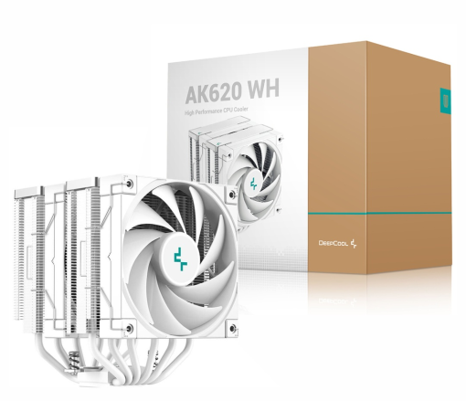 Cooler Gamer DeepCool AK620 Blanco Digital RGB Direccional