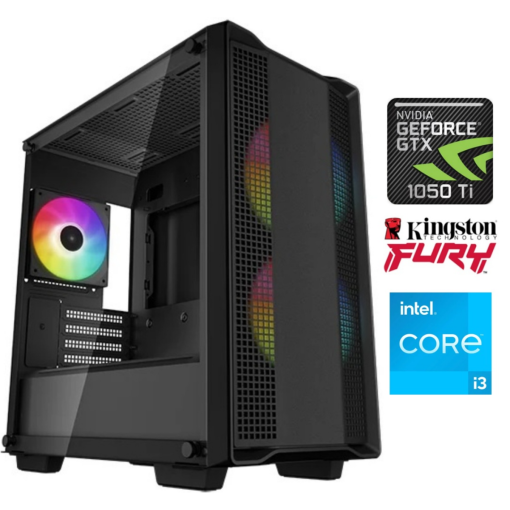 Equipo Gamer Core i3 12100F 16GB SSD 480GB GTX1050TI 4GB