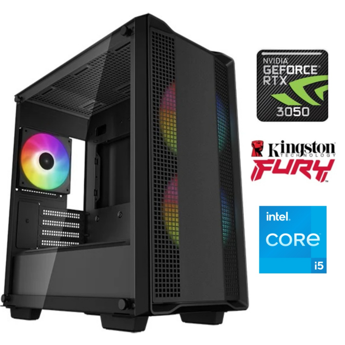 Equipo Gamer Core i5 12400F 16GB SSD 480GB RTX 3050 6GB Equipo Gamer Core i5 12400F 16GB SSD 480GB RTX 3050 6GB