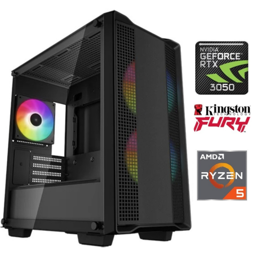 Equipo Gamer Ryzen 5 5500 16GB SSD 480GB RTX 3050 6GB