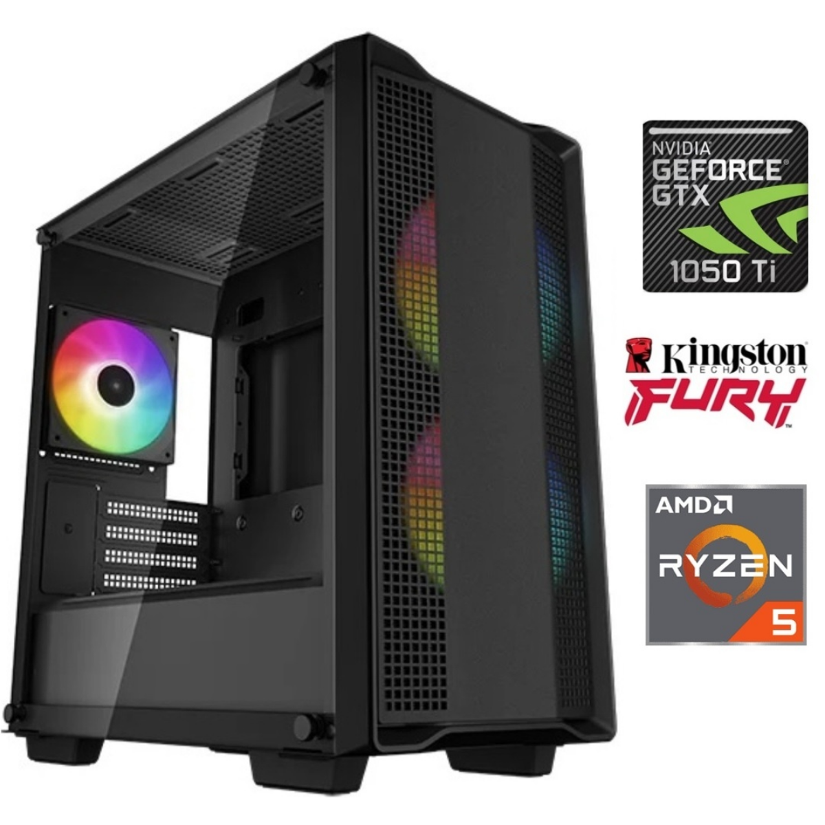 Equipo Gamer Ryzen 5 5600X 16GB 1TB NVMe GTX1050Ti 4GB Equipo Gamer Ryzen 5 5600X 16GB 1TB NVMe GTX1050Ti 4GB