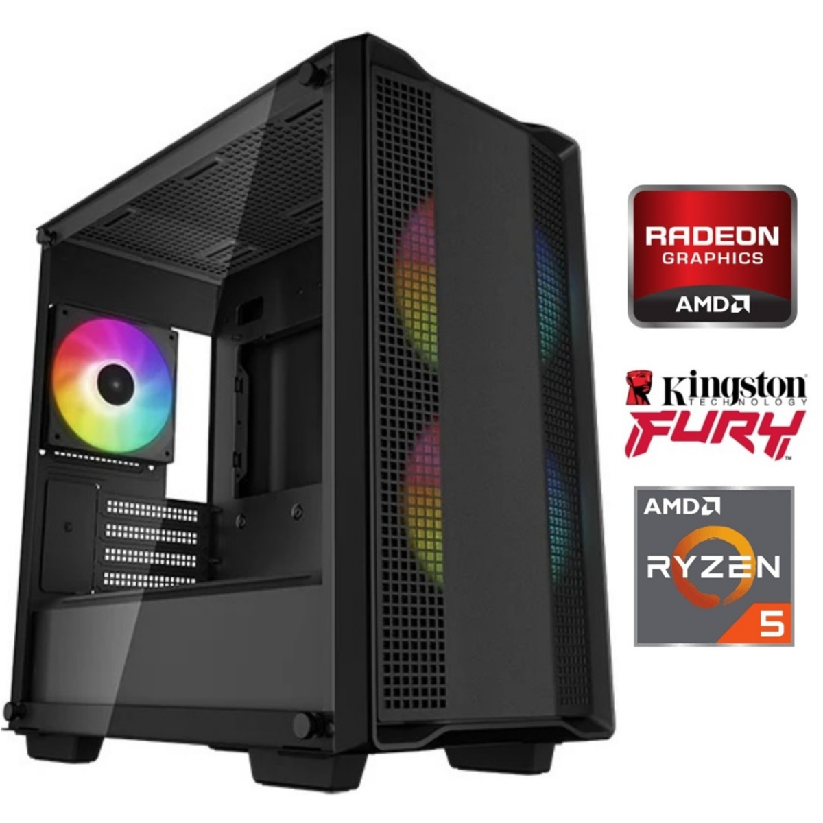 Equipo Gamer Ryzen 5 8500G 16GB 1TB NVMe Gráficos Radeon Equipo Gamer Ryzen 5 8500G 16GB 1TB NVMe Gráficos Radeon