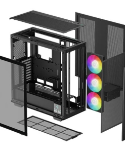 Gabinete Gamer Deepcool Morpheus Digital 3 fans ARGB 140mm