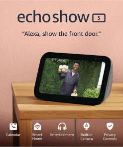 Parlante inteligente Amazon Echo Show 5 negro - Año 2023