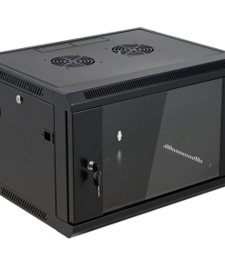 Rack NRG+ 6U pared o piso - Vidrio templado con cerradura