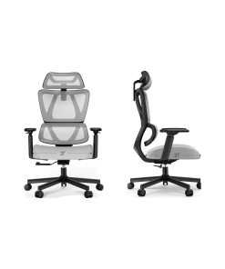 Silla de Escritorio Ajustable 360°/130° ProtoArc Ec100 Gris