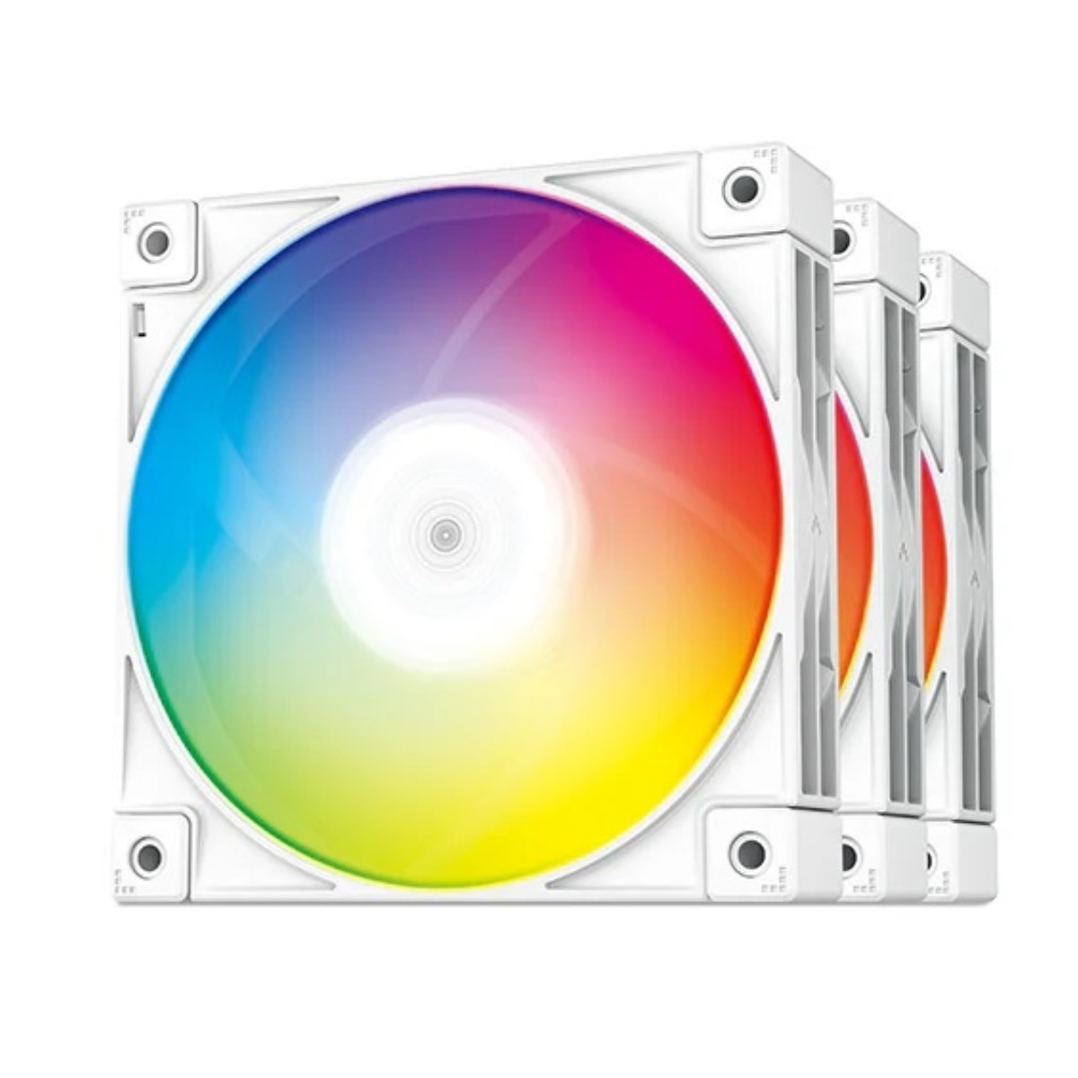 Fan Cooler Gamer Deepcool FC120 ARGB Blanco 3 en 1 Gaming Fan Cooler Gamer Deepcool FC120 ARGB Blanco 3 en 1 Gaming
