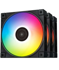 Fan Cooler Gamer Deepcool FC120 ARGB Negro 3 en 1 Gaming