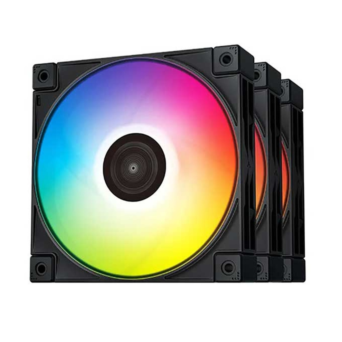 Fan Cooler Gamer Deepcool FC120 ARGB Negro 3 en 1 Gaming Fan Cooler Gamer Deepcool FC120 ARGB Negro 3 en 1 Gaming