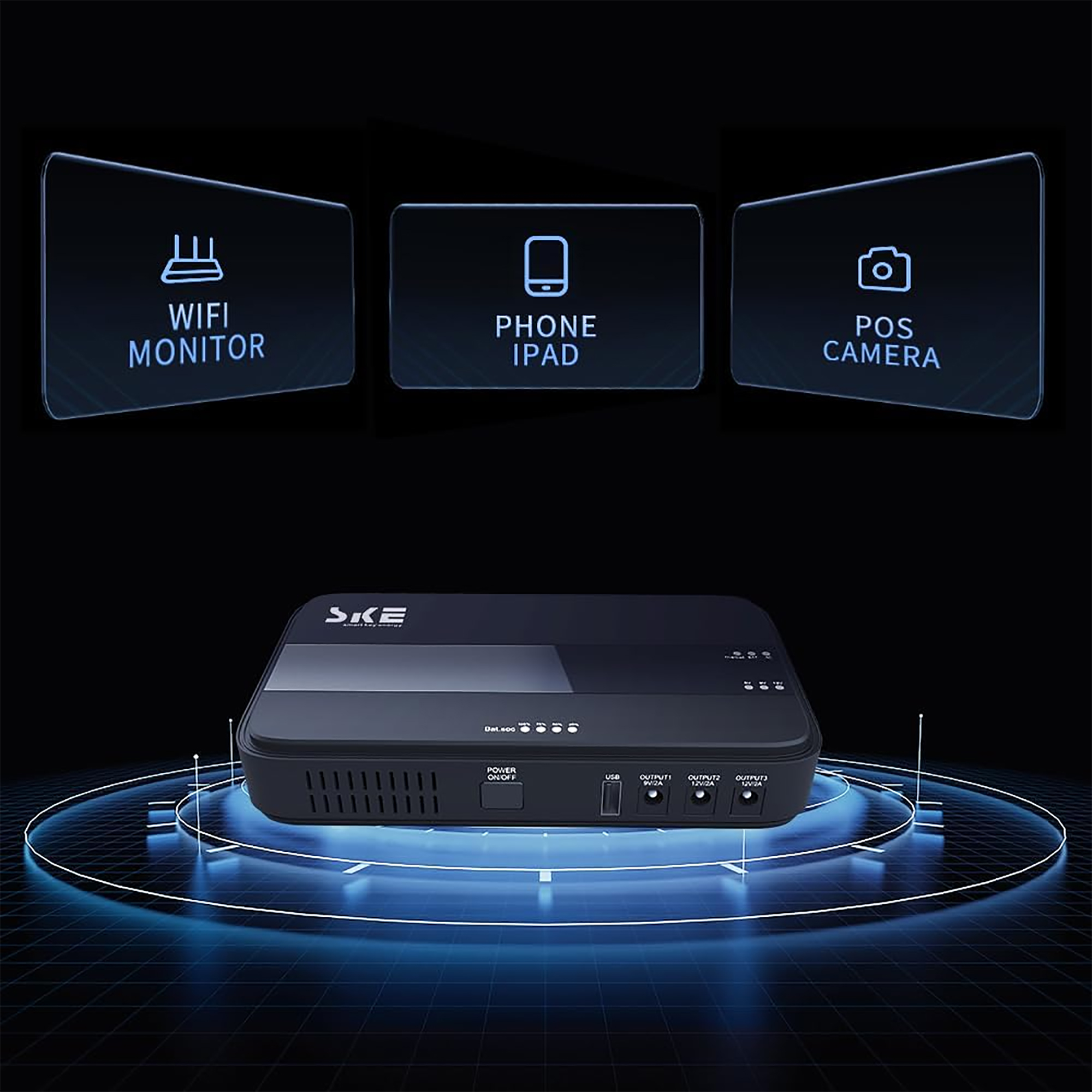 Mini Ups SKE DC10400 Pro Li-ion 10400mAh 38,48Wh Mini Ups SKE DC10400 Pro Li-ion 10400mAh 38,48Wh