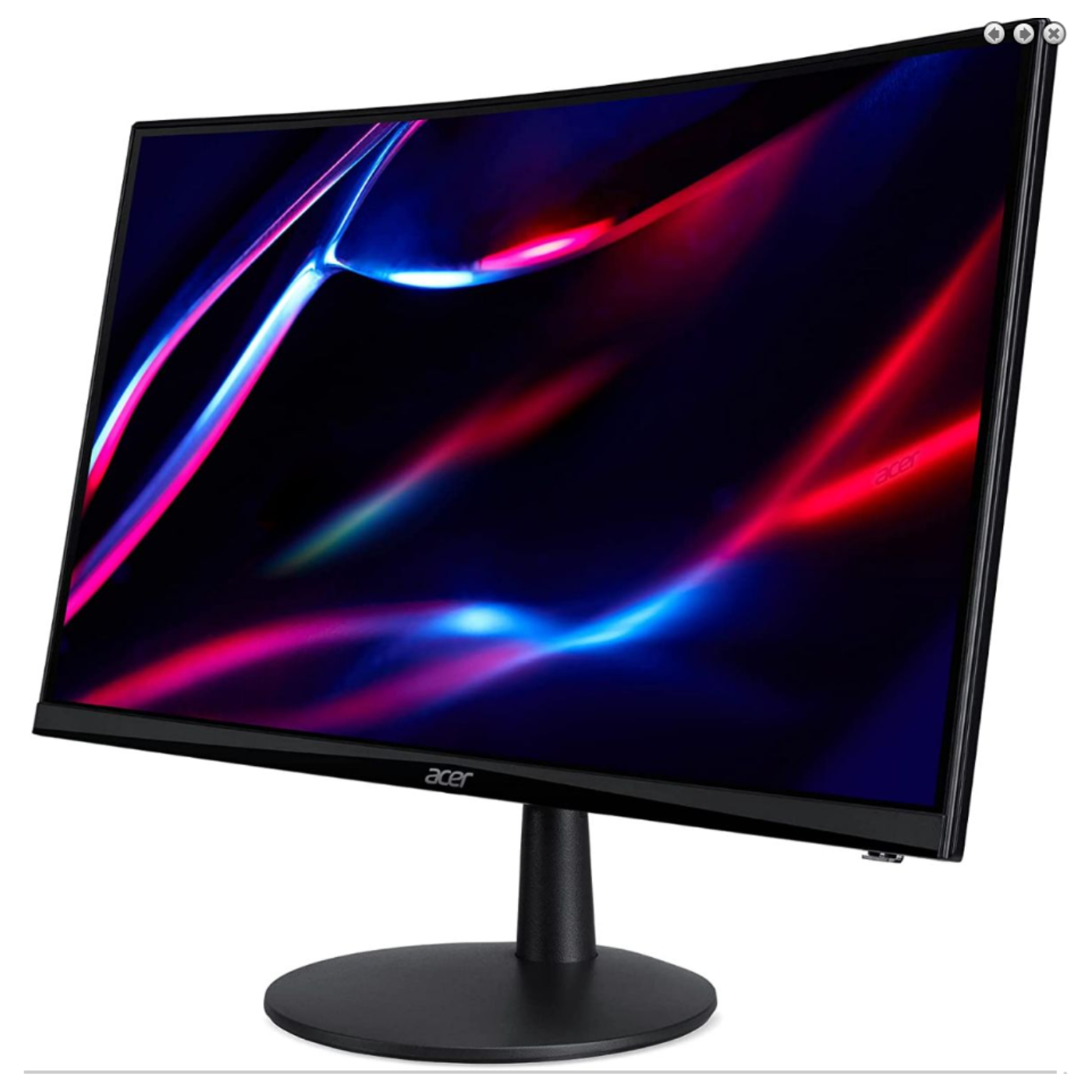 Monitor Gamer Acer Curvo 24" Ed240q Bi Va 75hz Gaming Monitor Gamer Acer Curvo 24" Ed240q Bi Va 75hz Gaming