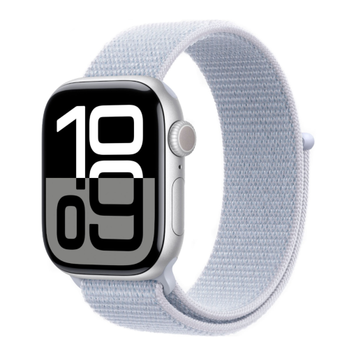 Reloj Apple Watch Serie 10 46mm Aluminio Plateado Sport Loop
