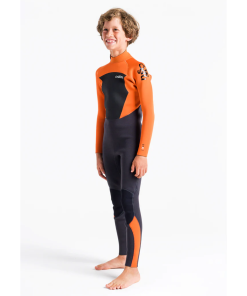 Traje de neopreno c-skins NIÑO Largo CHARCOAL/BURNT ORANGE
