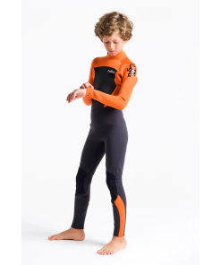 Traje de neopreno c-skins NIÑO Largo CHARCOAL/BURNT ORANGE