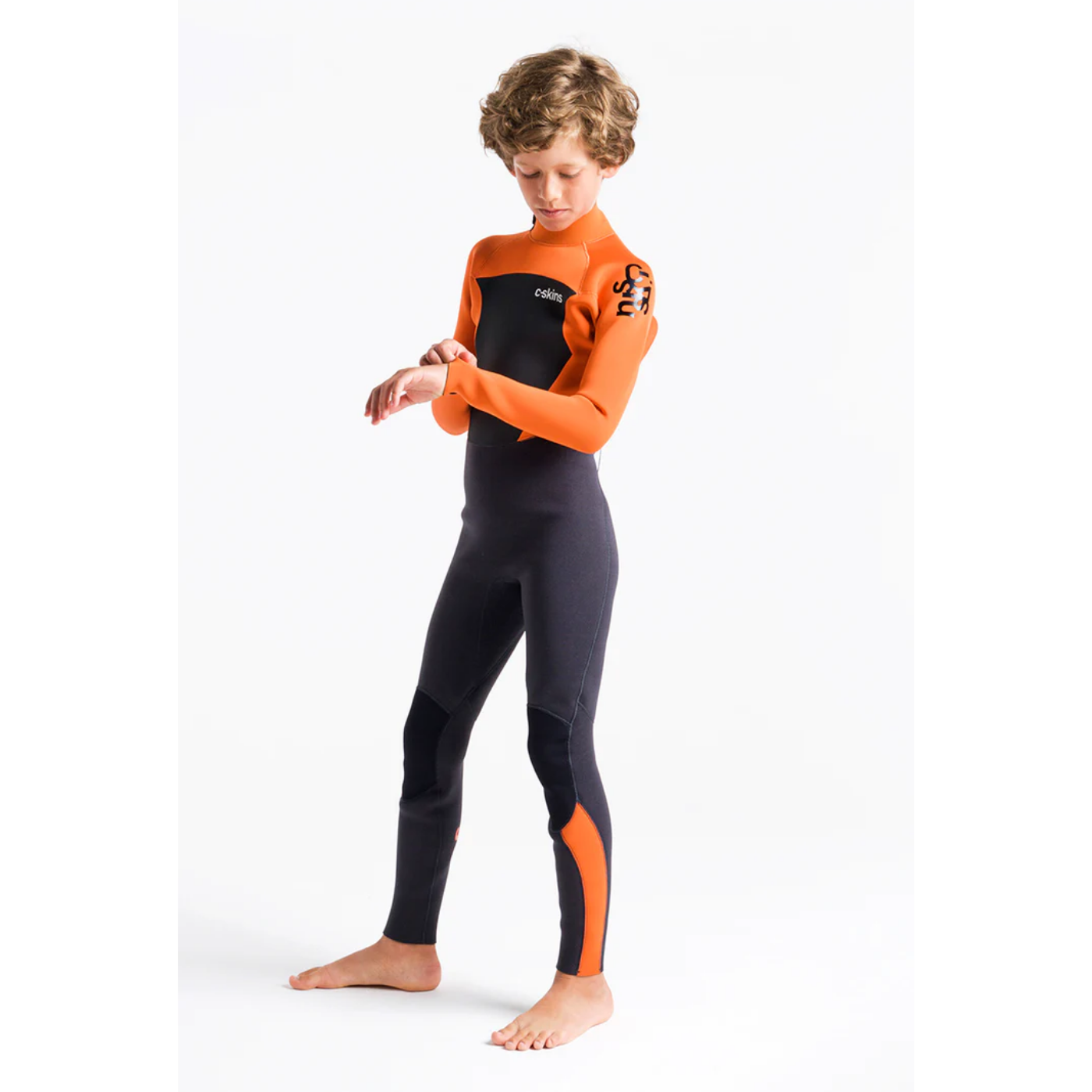 Traje de neopreno c-skins NIÑO Largo CHARCOAL/BURNT ORANGE Traje de neopreno c-skins NIÑO Largo CHARCOAL/BURNT ORANGE