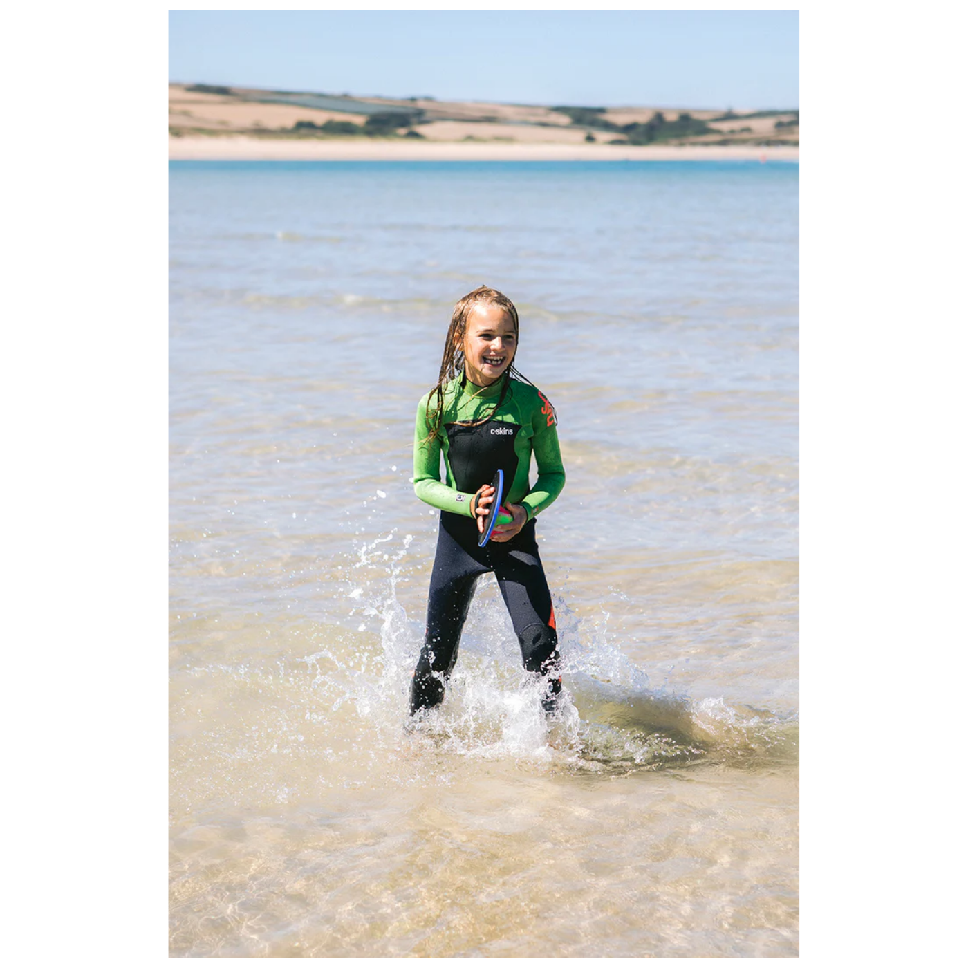 Traje de neopreno c-skins niños Largo BLUE/LIME/FLO RED/XL Traje de neopreno c-skins niños Largo BLUE/LIME/FLO RED/XL