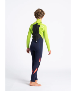 Traje de neopreno c-skins niños Largo BLUE/LIME/FLO RED/XL