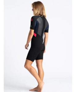 Traje de neopreno c-skins para mujer Corto BLACK/SLATE/CORAL