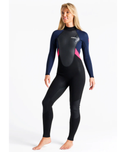 Traje de neopreno c-skins para mujer Largo BLACK/SLATE/CORAL