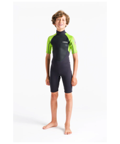 Traje de neopreno c-skins para niños BLACK/LIME/XL