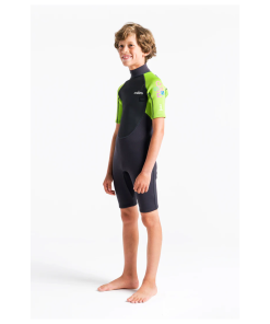 Traje de neopreno c-skins para niños BLACK/LIME/XL