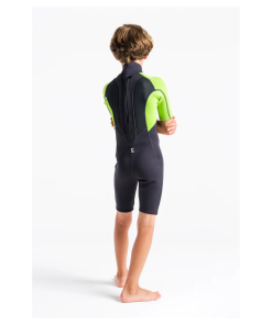 Traje de neopreno c-skins para niños BLACK/LIME/XL