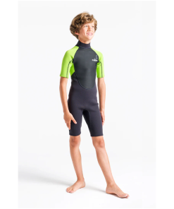 Traje de neopreno c-skins para niños BLACK/LIME/XL
