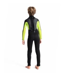 Traje de neopreno c-skins para niños Largo BLACK/LIME/XL