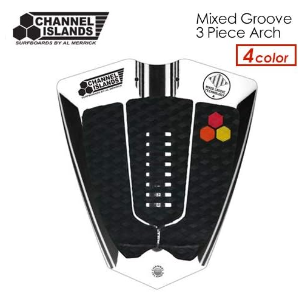 Almohadilla De Tracción Para Tabla De Surf MIXED GROOVE Almohadilla De Tracción Para Tabla De Surf MIXED GROOVE