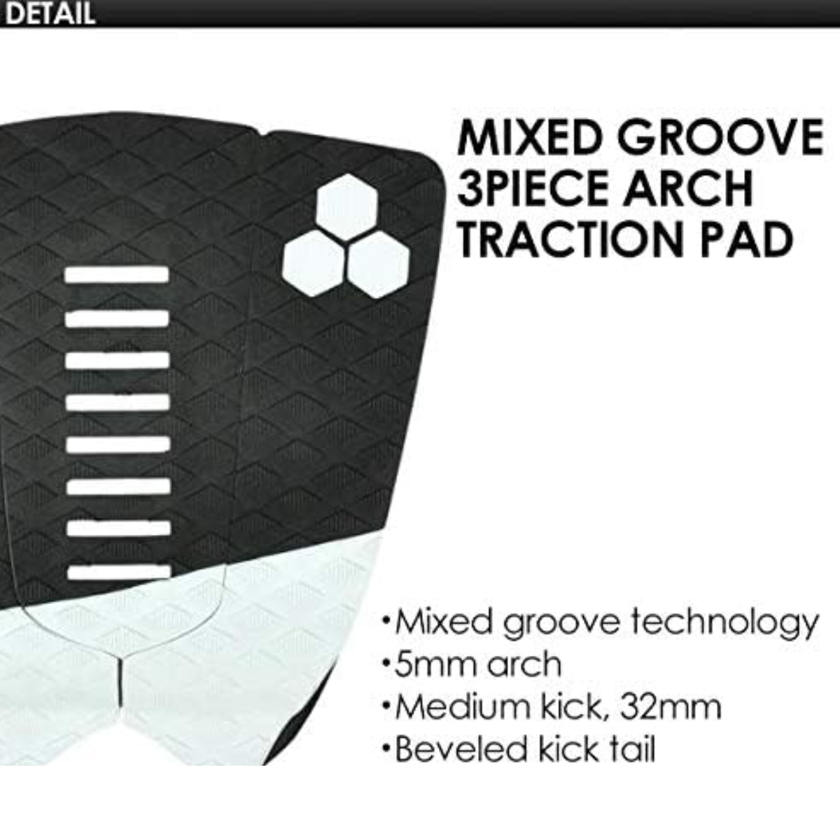 Almohadilla De Tracción Para Tabla De Surf MIXED GROOVE Almohadilla De Tracción Para Tabla De Surf MIXED GROOVE