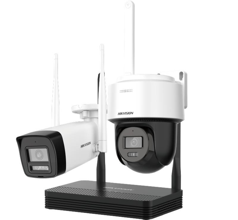 KIT Hikvision Easy Link Wi-Fi Kit NVS + 2 camaras 4MP KIT Hikvision Easy Link Wi-Fi Kit NVS + 2 camaras 4MP