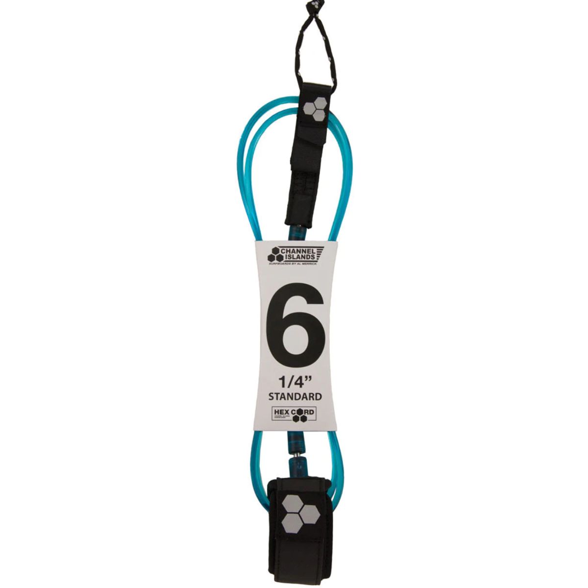 Leash Para Tabla De Surf 1,8M HEX CORD Azul CHANNEL ISLANDS Leash Para Tabla De Surf 1,8M HEX CORD Azul CHANNEL ISLANDS