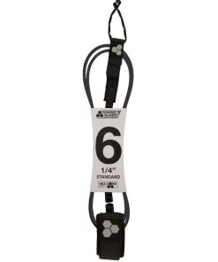 Leash Para Tabla De Surf 1,8M HEX CORD Negro CHANNEL ISLANDS