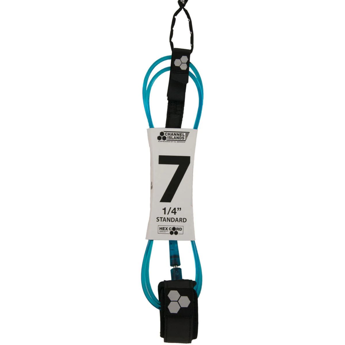 Leash Para Tabla De Surf 2,1M HEX CORD Azul CHANNEL ISLANDS Leash Para Tabla De Surf 2,1M HEX CORD Azul CHANNEL ISLANDS
