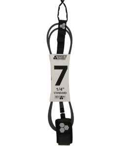 Leash Para Tabla De Surf 2,1M HEX CORD Negro CHANNEL ISLANDS