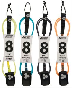 Leash Para Tabla De Surf 2,4M HEX CORD Negro CHANNEL ISLANDS